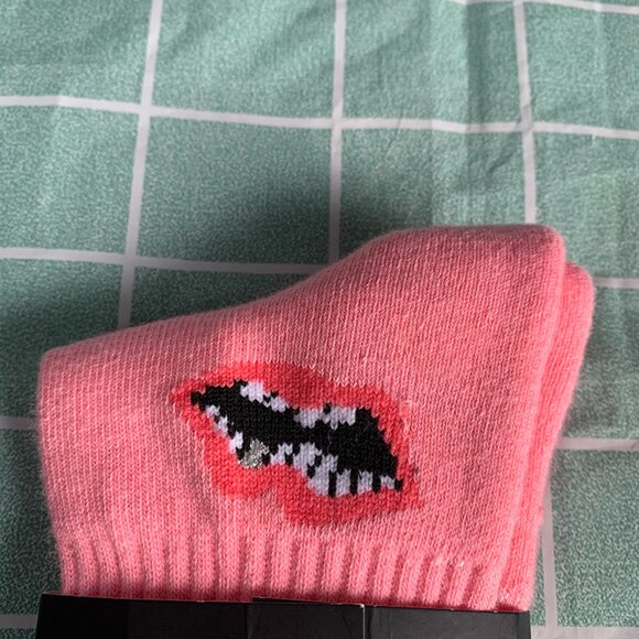 Chrome Hearts Pink Jacquard Knitted Mid-Length Socks - Picture 4 of 8